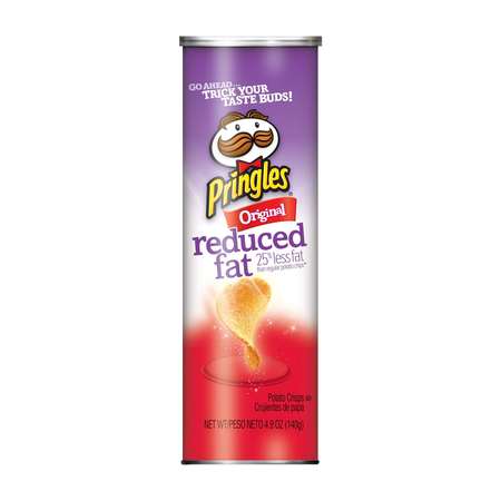 PRINGLES Pringles Original Reduced Fat Potato Crisp 4.9 oz., PK14 3800013865